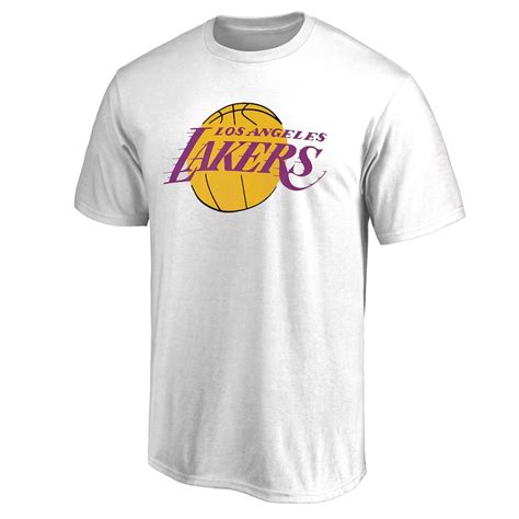 white lakers shirt